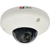 

ACTi E94 Indoor IP Mini Dome Camera with Basic WDR, SLLS & Fixed Lens, 1.3MP, 1280x720, 60fps, H.264 HP, MJPEG, PoE