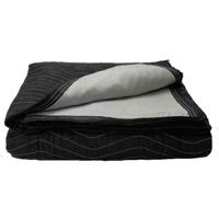 

Advantage Gripware 72x80" Heavy Weight Sound Blanket with Grommets, Black & White
