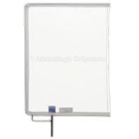 

Advantage Gripware 12x18" Halo Silk (Artificial) Open End Scrim and Diffusion with Stainless Steel Frame, White