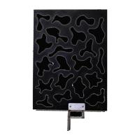 

Advantage Gripware 18x24" Black Wood Cucoloris (Cookies) with Stainless Steel Bracket and Pin