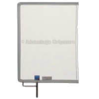 

Advantage Gripware 30x36" Natural Solid Muslin with Stainless Steel Frame