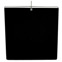 

Advantage Gripware 48x48" Light Halo Silk (Artificial) Solid Framed Scrim & Diffusion with Stainless Steel Frame, Black