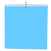 

Advantage Gripware 48x48" Day Blue Muslin Floppy with Stainless Steel Frame