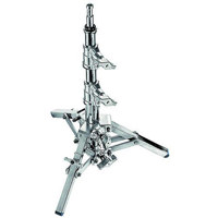 

Avenger High 3.28' Alu-Baby 10 Stand with One Lazy Leg / 5/8" Mounting Stud, 2 Riser, 3 Sections, Silver Aluminum/Steel