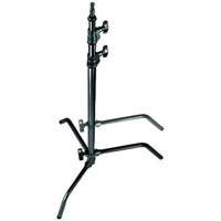 

Avenger 10.75' C-Stand, Double Riser with One Sliding Leg, Black Steel.