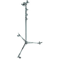 

Avenger 14.2' Overhead Stand 43 with Grip Head / Braked Wheels, 4 Sections, 3 Risers, Chrome Steel