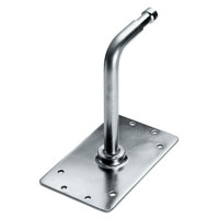 

Avenger 90 Degree Chrome Baby Pin Wall Mounting Plate with a 5/8" Spigot