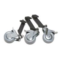 

American Grip 1" Leg, 14" Strap Adaptor Wheels-Black 4" (Set of 3)