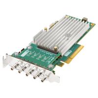 

AJA Corvid 44 4-Channel 3G-SDI Low Profile Flexible Input/Output Card without Fan, Passive Heat Sink, 8-Lane 2 Gen PCIe, Raster Independent Channels, 4K Capable, Short PCIe Bracket