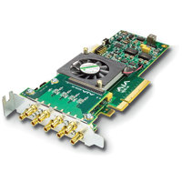 

AJA Corvid 88 8-Channel 3G-SDI Low Profile High Density Input/Output Card, 2 Gen PCIe, Raster Independent Channels, 4K Capable, Short PCIe Bracket, 9x Mini-BNC to Full-Size BNC Cable Adapter