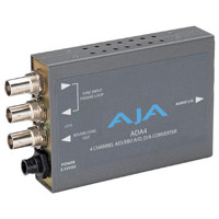

AJA ADA4 4-Channel Bi-Directional Audio A/D & D/A Converter