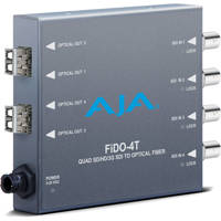 

AJA FiDO-4T-MM 4-Channel 3G-SDI to Multi-Mode LC Fiber Transmitter