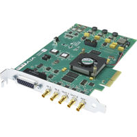 

AJA Corvid 22 4-Lane PCIe Card with 2-In/2-Out HD/SD/3G SDI, 2x LTC, Genlock, 2x RS-422, 2x Mixer/Keyer with Bracket, No Cable