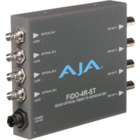 

AJA FiDO 4 Channel ST Fiber to 3G-SDI Mini Converter