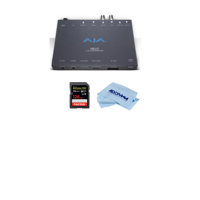 

AJA HELO H.264 Streamer and Recorder - Bundle With 128GB SDXC U3 Card, Microfiber Cloth