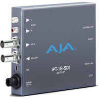 

AJA 3G-SDI Video and Audio to JPEG 2000 Converter