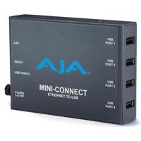 

AJA Mini-Connect Ethernet (RJ-45) to 4-Port USB Converter