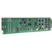 

AJA OG-3G-AMA openGear 3G-SDI 8-Channel Analog Audio Embedder and Disembedder with DashBoard Support