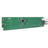 

AJA OG-FiDO-R openGear 1-Channel Single Mode LC Fiber to 3G-SDI Receiver, DashBoard Support