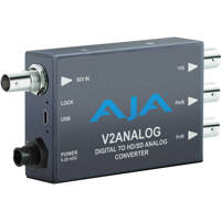 

AJA V2Analog HD/SD-SDI to Component/Composite Analog Mini-Converter