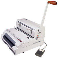 

Akiles CoilMac-ECI Plus 13" Manual Coil Punch and HD Electric Coil Inserter Binding Machine, Oval Hole