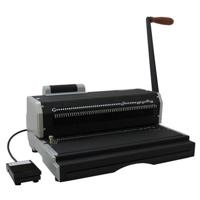 

Akiles CoilMac-ER Plus 13" 4:1 Manual Coil Punch and Electric Coil Inserter Binding Machine, Oval Hole