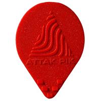 

Acoustik Attak Ambush Guitar Pick, Red, 3-Pack