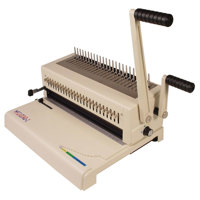 

Akiles MegaBind-2 14" Heavy Duty Plastic Combs Punching & Binding Machine with Wire Closer & Capable of Spiral-O Wire Spines