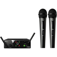 

AKG Acoustics WMS40 Mini Dual Vocal Set Mic System, Band C & D