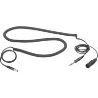 

AKG Acoustics MK HS Studio D Headset Cable for Studio/Moderators/Commentators, HSC/HSD Headsets, 3-Pin XLR male, 1/4" Stereo Jack