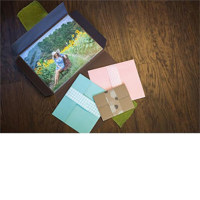 

TAP Boutique Photo Case, Linen finish, Holds up to 22 11x14" Prints, Color: Chocolate