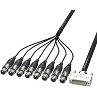 

Alva 16.4' Analog Multi-Core Cable, D-Sub25 Male to 8x XLR Female