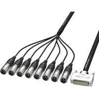 

Alva 32.8' Analog Multi-Core Cable, D-Sub25 Male to 8x XLR Male