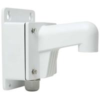 

Alibi Short Wall Mount Bracket with J Box for ALI-CD/ALI-IPV Series Dome Security Cameras