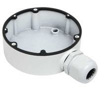 

Alibi Round Junction Box for LI-IPV3113R, ALI-IPV3130R, ALI-NS1012VR, ALI-NS1014VR, and ALI-CD1080PV Mini Dome Cameras, White