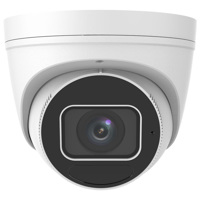

Alibi 5MP IP Turret 131ft IR Starlight Smart Sense 2.7-13.5mm Motorized VF WDR Built-in Mic Ultra H.265 SD-Card, HNC15-UZAI-0