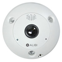

Alibi ALI-NS1006VRP 6MP Vandalproof 360 Degree Day/Night Outdoor Panoramic Fisheye IP IR Camera