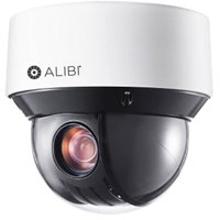 

Alibi ALI-NS8014VR 4MP 2560x1440 Starlight 164' IR WDR Day & Night Outdoor IP PTZ Mini Dome Security Camera with 4.8-120mm Varifocal Lens, 25x Optical Zoom, 30 fps