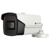 

Alibi ALI-TP3125R 2560x1944 5MP HD-TVI/AHD/CVI/CVBS 65' IR Wide Angle Bullet Camera with 2.4mm Fixed Lens, IP67