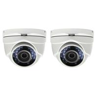 

Alibi 2 Pack 2.0 MP HD-TVI 65' IR Indoor Dome Security Camera with 2.8mm Wide Angle Lens