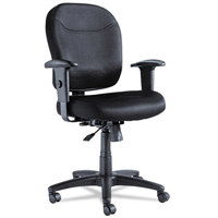 

Alera WR42BME10B Wrigley Series Mesh Mid-Back Chair, 5-Star Base with Casters, Black