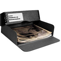 

Archival Methods Drop Front Box, 3" x 13.75" x 19.5", Black