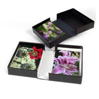 

Archival Methods Onyx 8x11x1-3/8" Portfolio Box, 8.25x11.25", Black Buckram / Black Lining.