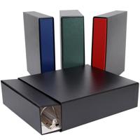 

Archival Methods 2.5" Matching Three Ring Binder and Slip Case Set, Holds 10x11" Pages, Black