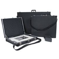 

Archival Methods Art Carry Case with Shoulder Strap and Foam Blocks, 18.25x23.25x5, Will Hold 13x19, 14x18, 16x20 Print Sizes, Color: Black.