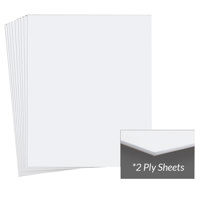 

Archival Methods 100% Cotton Museum Board, 8x10", 2 Ply, Bright White, Package of 25