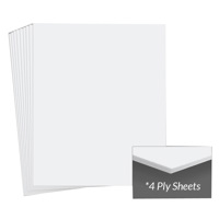 

Archival Methods 100% Cotton Museum Board, 11x17", 4 Ply, Bright White, Package of 25