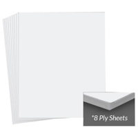 

Archival Methods Museum Board 8x10 Bright White 8 Ply PKG 5