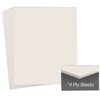 

Archival Methods Museum Board 8x10 Natural White 4 Ply PKG 25
