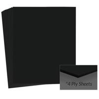 

Archival Methods Museum Board 17x22 Black 4 Ply PKG 15